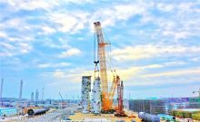 XCMG Official 180 ton construction Crawler Crane XGC180 crane crawler machine price